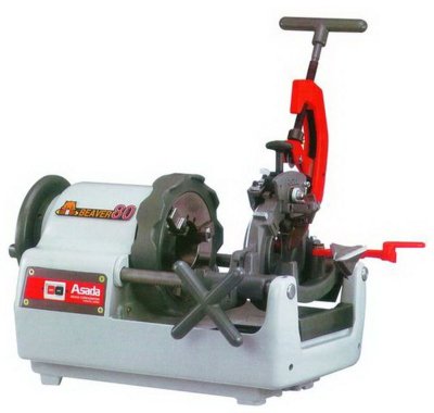 เครื่องต๊าปเกลียวไฟฟ้า MANUAL 220V ASADA รุ่น A041-0030 (BEAVER-50/BEAVER-80)