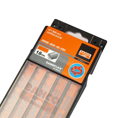 ใบเลื่อยตัดเหล็ก SANDFLEX ไบเมทัล 12 นิ้ว (18T/24T/32T) BAHCO รุ่น B051-0060 (100 ใบ/กล่อง)