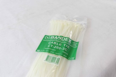 CABLE TIE BANDEX เคเบิ้ลไทร์  สีขาว 4นิ้ว,6นิ้ว,8นิ้ว,10นิ้ว,12นิ้ว