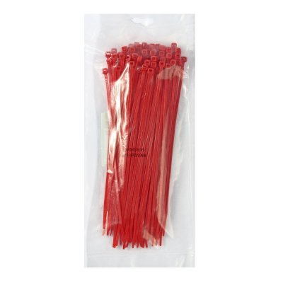 เคเบิ้ลไทร์ 8" สีแดง (100เส้น) BANDEX รุ่น CT200RD-3C