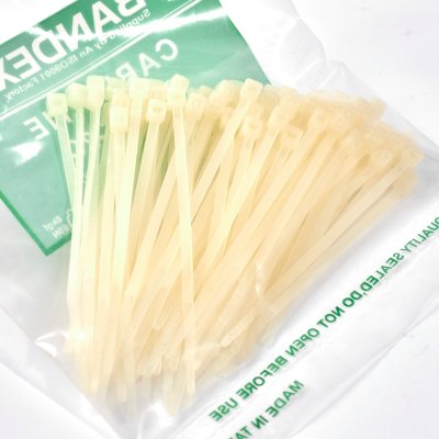 เคเบิ้ลไทร์ BANDEX 3 นิ้ว สีขาว (100เส้น) รุ่น CT-075-2C