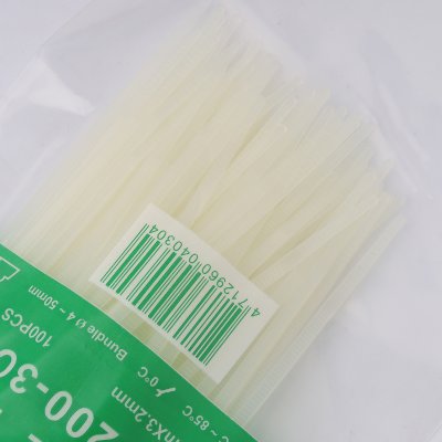 เคเบิ้ลไทร์ BANDEX 8 นิ้ว สีขาว (100เส้น) รุ่น CT-200-3C