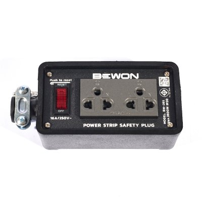 บล็อกยาง 2x4 มีสวิทช์รีเซ็ท BEWON (BW-26SMG/BW-252BMG/BW-284SMG/BW-284BMG)