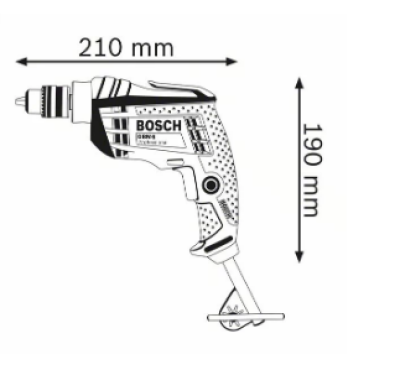 สว่านไฟฟ้า มอเตอร์กำลังสูง 350 วัตต์ GBM 6 RE BOSCH