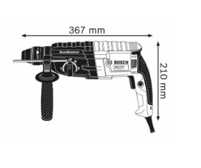 สว่านโรตารี่ระบบ SDS plus รุ่น GBH 2-24 RE, DRE, DFR BOSCH