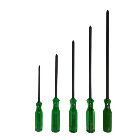 Champion ไขควง ปากแฉก แกนดำทะลุ (ตอกได้) มีหลายขนาดให้เลือก