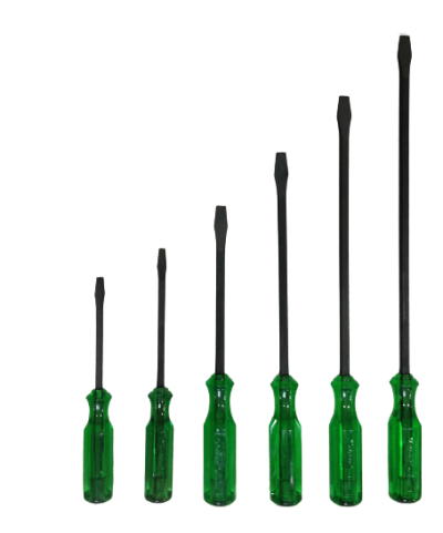 Champion ไขควง ปากแบน แกนดำทะลุ (ตอกได้) มีหลายขนาดให้เลือก