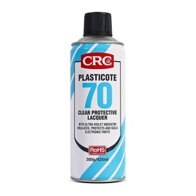สเปรย์เคลือบแผงวงจร CRC รุ่น PLASTICOAT70 (425ML)