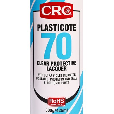 สเปรย์เคลือบแผงวงจร CRC รุ่น PLASTICOAT70 (425ML)