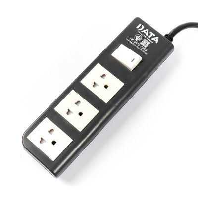 ปลั๊กรางไฟมาตรฐาน มอก. 3 ช่อง 1 สวิตซ์ 16A 3 เมตร DATA รุ่น APDW3235