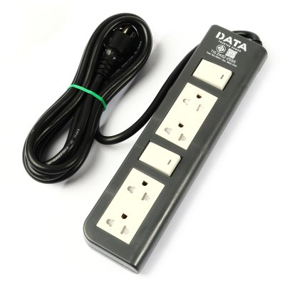 ปลั๊กรางไฟมาตรฐาน มอก. 4 ช่อง 2 สวิตซ์ 16A 3 เมตร DATA รุ่น APDW4224