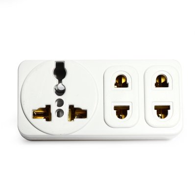 เต้ารับอะแดปเตอร์อเนกประสงค์ 3ขา 1ช่อง + 2ขา 2ช่องคู่ DATA รุ่น ADAPTER UNIVERSAL 1