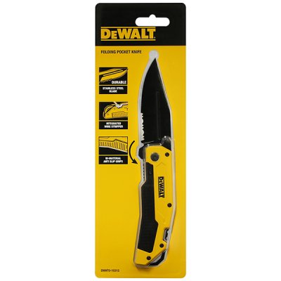 มีดพกพรีเมี่ยม ขนาด DEWALT 82 มม. รุ่น DWHT0-10313