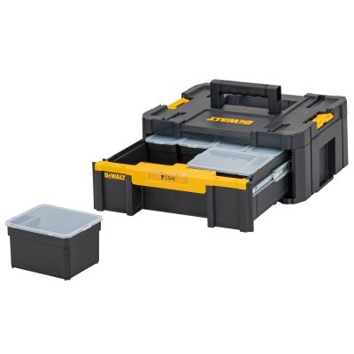 กล่อง TSTAK แบบลิ้นชัก พร้อมกล่องเล็ก 6 ใบ DEWALT รุ่น DWST1-70705