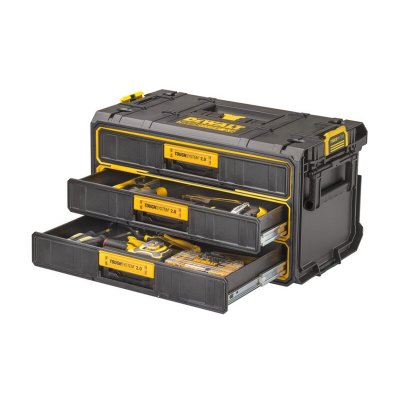 กล่องลิ้นชัก 3 ชั้น TOUGHSYSTEM 2.0 DEWALT รุ่น DWST08330-1