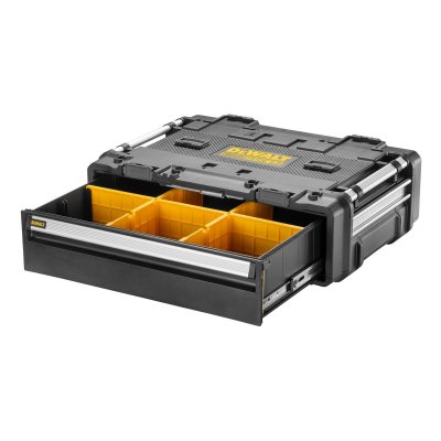 กล่องลิ้นชักลึก 1 ชั้น TOUGH SYSTEM 2.0 DXL DEWALT รุ่น DWST08510-1
