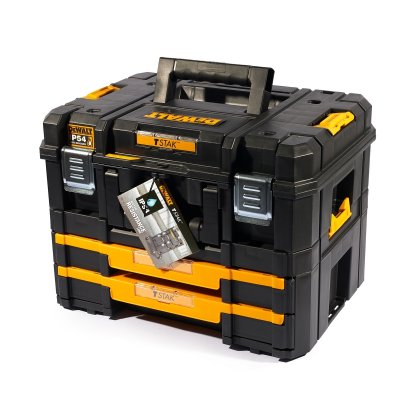 กล่องเครื่องมือ TSTAK 2 ลิ้นชัก DEWALT รุ่น DWST83395-1
