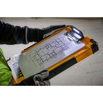 คลิปบอร์ด DEWALT TSTAK พร้อมไฟ LED ด้านหน้า รุ่น DWST82732-1