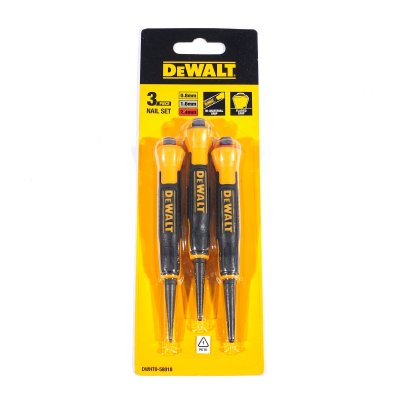 ชุดตะปูตอก DEWALT 3 ชิ้น รุ่น DWHT0-58018 (ขนาด 0.8/1.6/2.4 มม.)