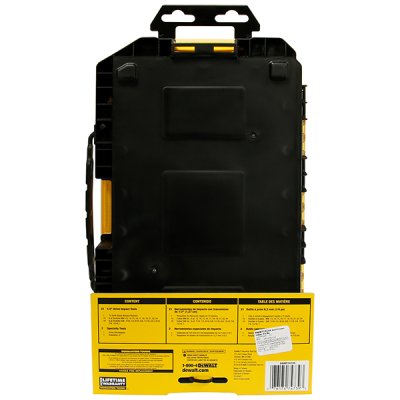 ชุดลูกบล็อก DEWALT 23 ชิ้น 1/2″ Drive Metric/SAE DWMT74739