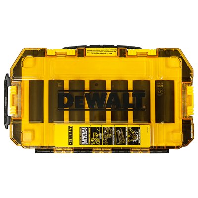 ชุดลูกบล็อก DEWALT 6 เหลี่ยม 7 ชิ้น 1/2″ DWMT74737