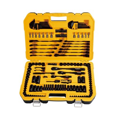 ชุดลูกบ็อกซ์ชุบโครเมียมสีดำ 184 ชิ้น DEWALT รุ่น DWMT45184-1