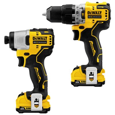 ชุดสว่านกระแทก+ไขควงกระแทก DEWALT 12V รุ่น DCK2111L2T-QW