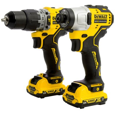ชุดสว่านกระแทก+ไขควงกระแทก DEWALT 12V รุ่น DCK2111L2T-QW
