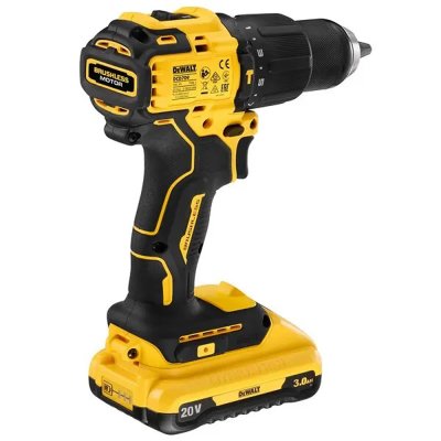 ชุดสว่านกระแทกไร้สายไร้แปรงถ่าน DEWALT 20V Max รุ่น DCD709L2-B1
