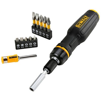 ชุดไขควงสลับหัว DEWALT 12 ตัว/ชุด 8″ DWHT0-66567