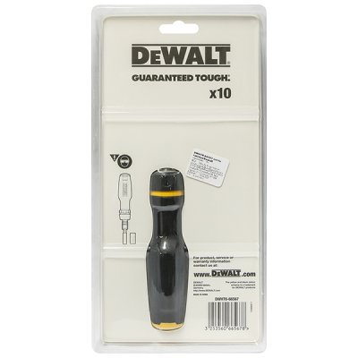 ชุดไขควงสลับหัว DEWALT 12 ตัว/ชุด 8″ DWHT0-66567
