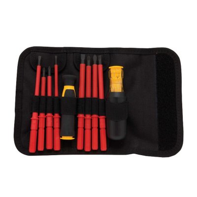 ชุดไขควงหุ้มฉนวน DEWALT พร้อมกระเป๋า รุ่น DWHT66417