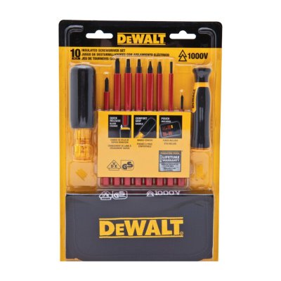 ชุดไขควงหุ้มฉนวน DEWALT พร้อมกระเป๋า รุ่น DWHT66417