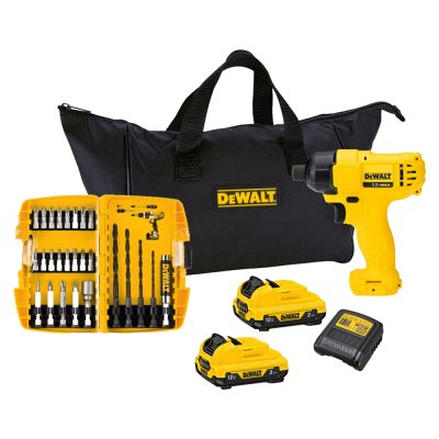ชุดไขควงไร้สาย ขนาดกระทัดรัด DEWALT 12V Max แบตเตอรี่ 2.Ah รุ่น DCF805D2A-B1