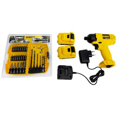 ชุดไขควงไร้สาย ขนาดกระทัดรัด DEWALT 12V Max แบตเตอรี่ 2.Ah รุ่น DCF805D2A-B1