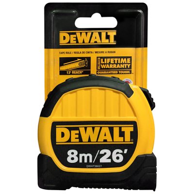 ตลับเมตร DEWALT 8 เมตร DWHT36027-0