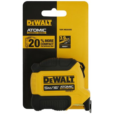 ตลับเมตร DEWALT Atomic ขนาด 5 เมตร รุ่น DWHT38112-30