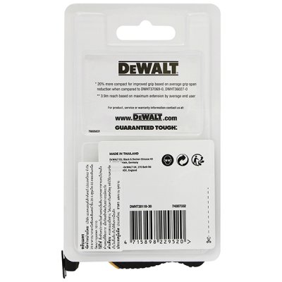 ตลับเมตร DEWALT Atomic ขนาด 8 เมตร รุ่น DWHT38118-30