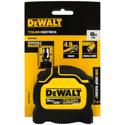ตลับเมตร DEWALT Tough Tape ขนาด 8 เมตร รุ่น DWHT36926-30