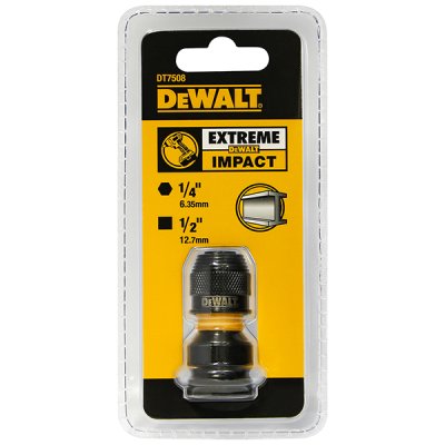 ตัวแปลงลูกบ๊อกซ์ DEWALT 1/2 นิ้ว รุ่น DT7508-QZ