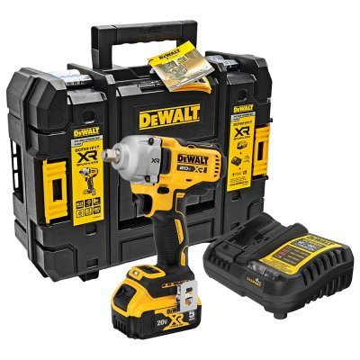 บล็อกกระแทกไร้สาย ไร้แปรงถ่าน DEWALT 1/2″ 20V Max รุ่น DCF891P1T-B1