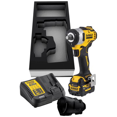 บล็อคกระแทกไร้สาย ไร้แปรงถ่าน DEWALT 4 หุน 12V รุ่น DCF901P1G-QW