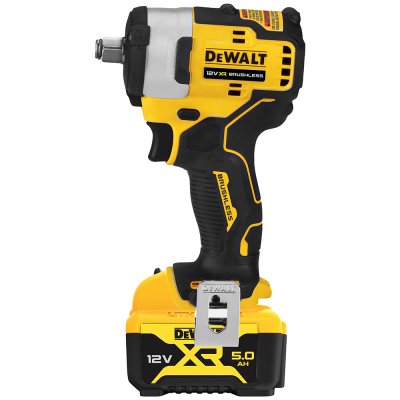 บล็อคกระแทกไร้สาย ไร้แปรงถ่าน DEWALT 4 หุน 12V รุ่น DCF901P1G-QW