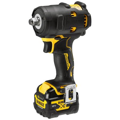 บล็อคกระแทกไร้สาย ไร้แปรงถ่าน DEWALT 4 หุน 12V รุ่น DCF901P1G-QW