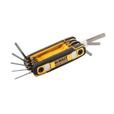 ประแจแอลหกเหลี่ยม พับ-ล็อคได้ DEWALT ขนาด 1.5-8 มม. รุ่น DWHT70267