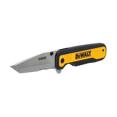 มีดพับใบ Tanto คมฟันปลา DEWALT รุ่น DWHT10994