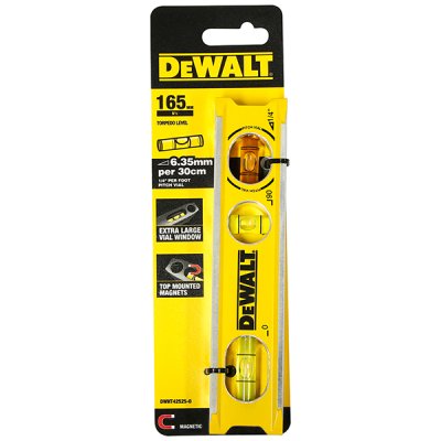 ระดับน้ำ DEWALT BILLET LEVEL 6.5 นิ้ว DWHT42525-0