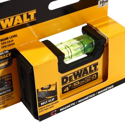 ระดับน้ำแบบพก Box Beam DEWALT รุ่น DWHT42801 ขนาด 4 นิ้ว/6 นิ้ว แม่เหล็ก