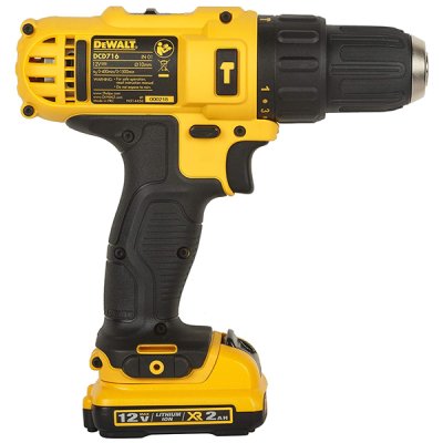 สว่านกระแทกไร้สาย DEWALT 12V รุ่น DCD716S2K-B1