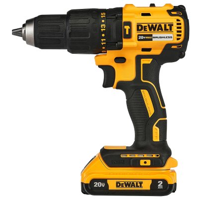 สว่านกระแทกไร้สาย ไร้แปรงถ่าน DEWALT 20V 2.0Ah พร้อมชุดดอกสว่าน 109 ชิ้น รุ่น DCD7781D2A-B1